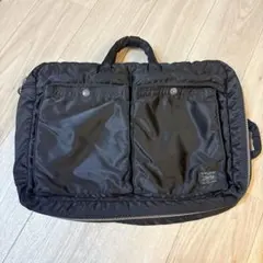 PORTER ポータータンカー ブリーフケースリュック黒ナイロン A4・PC
