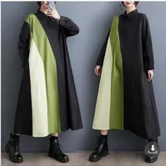 【ラス１】大きいサイズ レディース ロング　ワンピース　春 秋冬 新品 長袖
