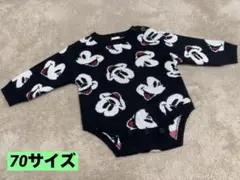 ミッキーマウス柄ロンパース 70サイズ