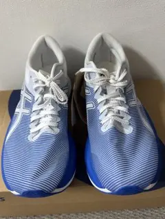 送料込！エルドレッソ×アシックスS4 ランニングシューズ　26.0センチ アシックス（ASICS）（メンズ）ランニングシューズ S4 ブルー ホワイト