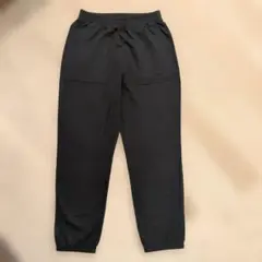 ❨美品❩UNIQLO イージージョガーパンツ ブラック 150のサムネイル