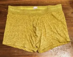 カルバンクライン　新品　メンズ　ボクサーパンツ(グレー/イエローL)