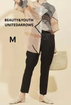 BEAUTY&YOUTH UNITEDARROWSサテンドローストパンツ 洗える
