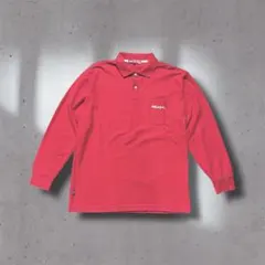 田*中様 kaepa ポロシャツ 長袖 レッド コットン ポリエステル 男女兼用