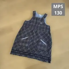MPS（Right-on）ジャンパースカート 130 チェック柄 ワンピース