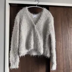 LAKOLE シャギーニットカーディガン