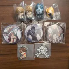 DEATH NOTE グッズセット フィギュア 缶バッジ ラバスト