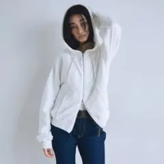 【未使用】Light Cotton Sweat Zip フーディーのサムネイル