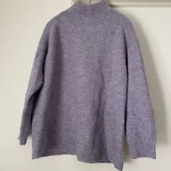 ジーユー パフィータッチオーバーサイズハイネックセーター