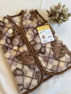 ポリエステル ベビー スリーパー Sサイズ クマ柄