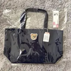 新品未開封　フェイラー　オールドテディ　ネイビー　LL トートバッグ　ワッペン