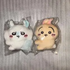 ちいかわ クリップ マスコット 2個セット うさぎ モモンガ