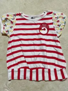 PetitJam プチジャム　半袖カットソー トップス　Tシャツ サイズ80のサムネイル