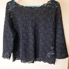 ローリーズファーム　七分袖レースブラウス