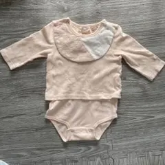 petit main ピンクロンパース