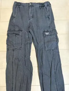 グレー カーゴパンツ 4ポケット