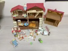 シルバニアファミリー まとめ売り 2階建て 家 人形 セット売り その他多数