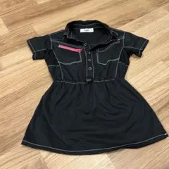 xgirl STAGES 半袖ワンピース 黒