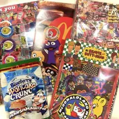 海外シール&ジップバッグ・トッパー・メモ・平袋☆セット
