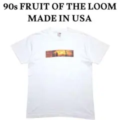 90s USA製 PLAN001フォトプリントTシャツ OASIS？ オアシスのサムネイル
