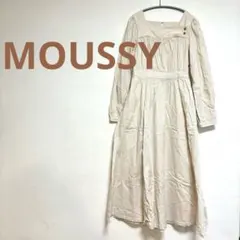 ☆マウジーMOUSSYベージSQUARE NECK LONGドレス レディース2