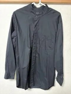 A.P.C. ブラック バンドカラーシャツ 長袖 L