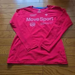 DESCENTE Move Sport 長袖Tシャツ ピンク Lのサムネイル