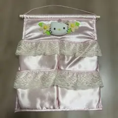 当時物　ハローキティ ウォールポケット ピンク