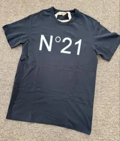 新品未使用♡N°21 ロゴ Tシャツ ブラック サイズ38のサムネイル