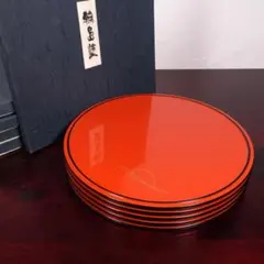 ＜値下げ＞輪島塗 沈金作家 前郁男 茶盆 値下げ＞輪島塗 沈金作家 前郁男 茶盆