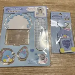 サンリオ　タキシードサム　チェキ用スタンド　IDフォトフォルダー