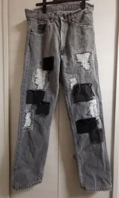 リーバイス Levi's 505 ストレートデニム 32x30 リメイク