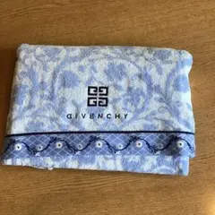 GIVENCHY 花柄 バスタオル 青のサムネイル