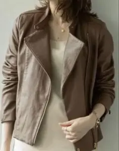 新品未使用☆NOBLE☆ラムレザーライダースジャケット☆38 新品未使用☆NOBLE☆ラムレザーライダースジャケット☆38 2025年