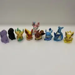 ポケモンキッズ　イーブイ　フィギュア 指人形 9体セット
