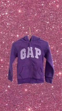 GAP キッズ ジップアップパーカー パープル swag archive