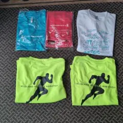 マラソン Tシャツ 5枚セット 壱岐ウルトラマラソン 壱岐新春マラソン