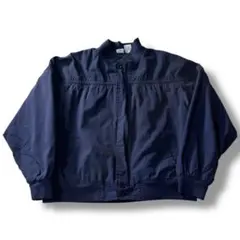 90s ビンテージ ダービージャケット ネイビー 古着 アメカジ 短丈のサムネイル
