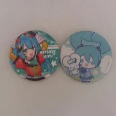 初音ミク　缶バッチ
