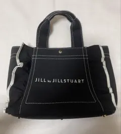 JILL by JILLSTUART フリルトートバッグ ブラック 小