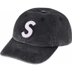 Supreme Pigment Print S Logo 6-Panel BLK