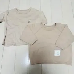 PUPO 80cm〜90cm トップス　長袖　7部丈