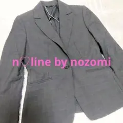 青山　n line by nozomi 　ジャケット　グレー　ストレッチのサムネイル