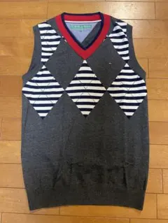 【新品・未使用】トミーヒルフィガー　ゴルフ　ニットベストMサイズ