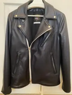 Ｐukala 様vanson leathers ライダースジャケット38ネイビー