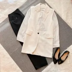 オフィスカジュアル コーデ売り フォーマルコーデ 3点セット XL 大きめサイズ