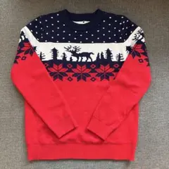 クリスマス柄ニット　130