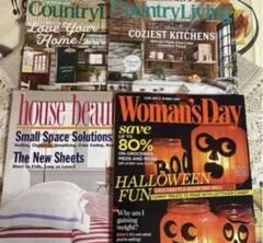 洋雑誌 4冊セット Country Living Woman's Day