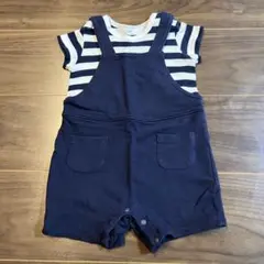 UNIQLO♡ネイビーオーバーオール 80