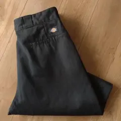Dickies 874BKワークパンツ/チノ/黒/糊/古着/W36L32